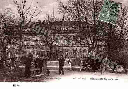 Ville de LIMOGES, carte postale ancienne