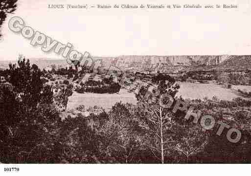 Ville de LIOUX, carte postale ancienne Ville de LIOUX, carte postale ancienne