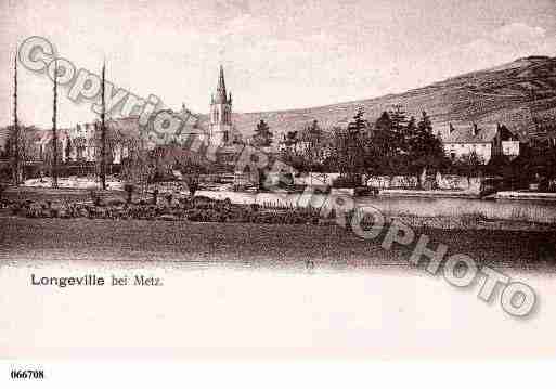 Ville de LONGEVILLELESMETZ, carte postale ancienne Ville de LONGEVILLELESMETZ, carte postale ancienne