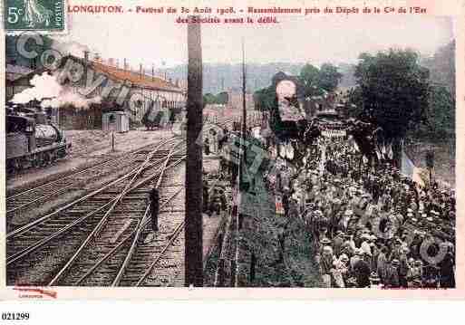 Ville de LONGUYON, carte postale ancienne