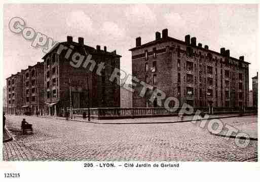 Ville de LYON, carte postale ancienne