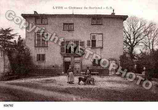 Ville de LYON, carte postale ancienne