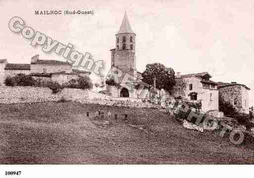 Ville de MAILHOC, carte postale ancienne