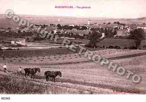 Ville de MANONVILLER, carte postale ancienne