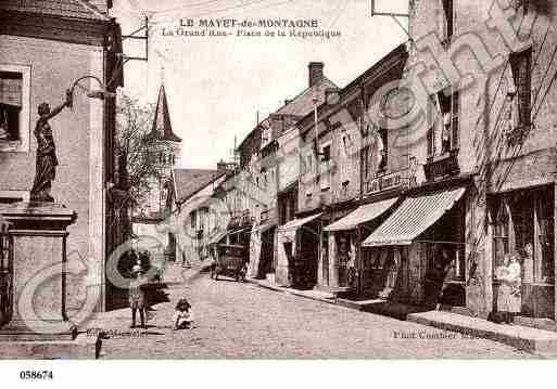 Ville de MAYETDEMONTAGNE(LE), carte postale ancienne