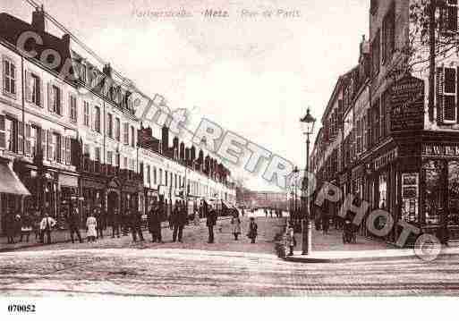 Ville de METZ, carte postale ancienne