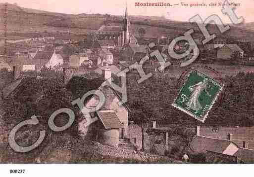 Ville de MONTREUILLON, carte postale ancienne