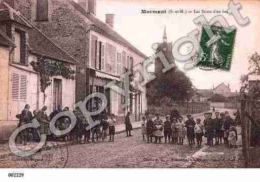 Ville de MORMANT, carte postale ancienne