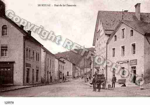 Ville de MORTEAU, carte postale ancienne