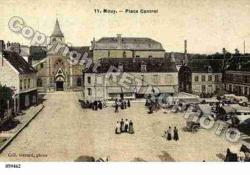 Ville de MOUY, carte postale ancienne