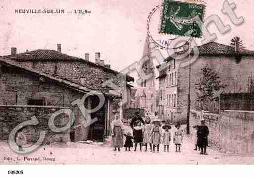 Ville de NEUVILLESURAIN, carte postale ancienne