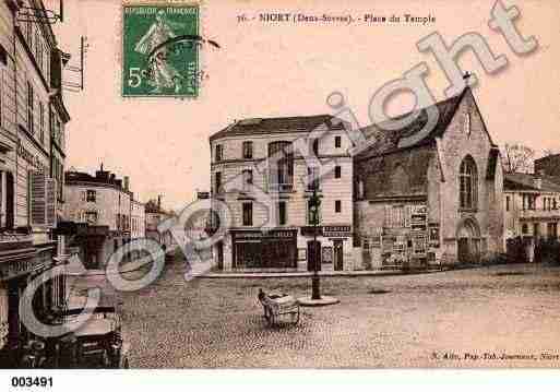 Ville de NIORT, carte postale ancienne