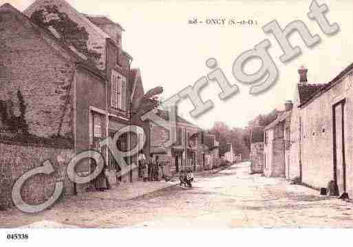 Ville de ONCYSURECOLE, carte postale ancienne