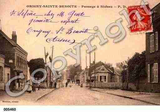 Ville de ORIGNYSAINTEBENOITE, carte postale ancienne