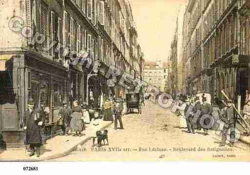 Ville de PARIS17, carte postale ancienne