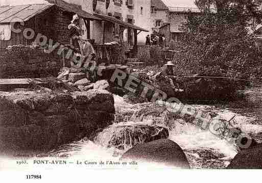 Ville de PONTAVEN, carte postale ancienne