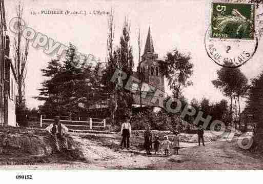 Ville de PUISIEUX, carte postale ancienne