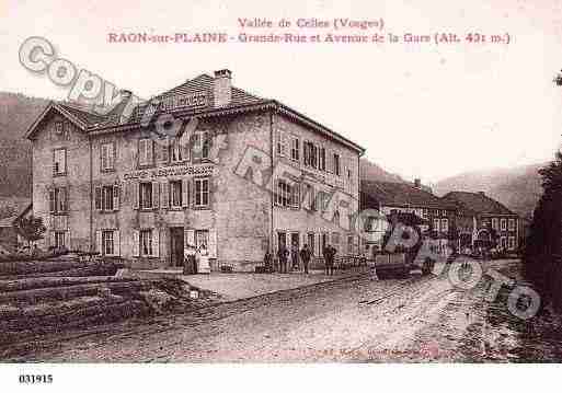 Ville de RAONSURPLAINE, carte postale ancienne