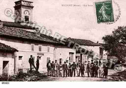 Ville de RECOURT, carte postale ancienne