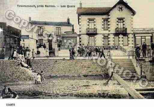 Ville de REZE, carte postale ancienne