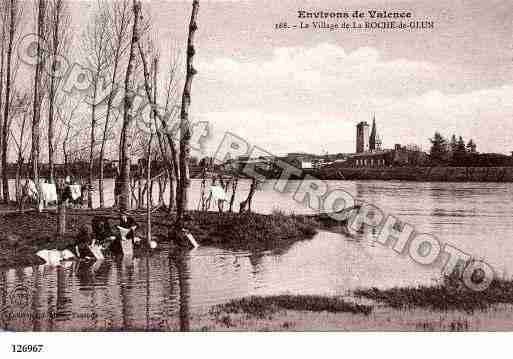 Ville de ROCHEDEGLUN(LA), carte postale ancienne