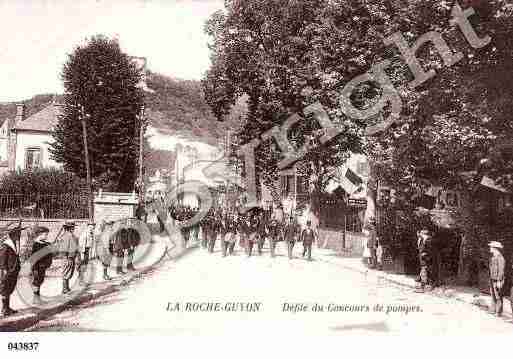 Ville de ROCHEGUYON(LA), carte postale ancienne