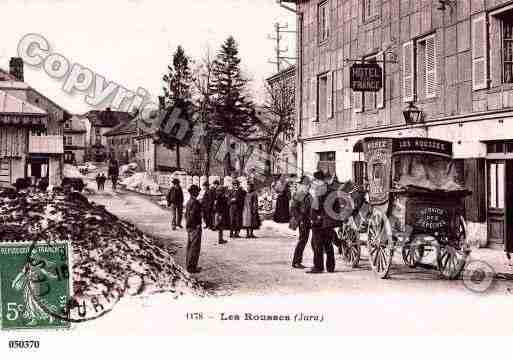 Ville de ROUSSES(LES), carte postale ancienne