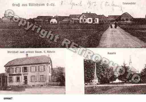 Ville de RUELISHEIM, carte postale ancienne