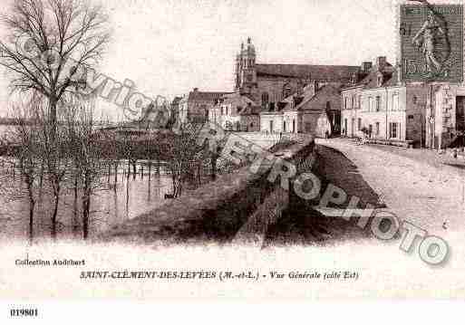 Ville de SAINTCLEMENTDESLEVEES, carte postale ancienne