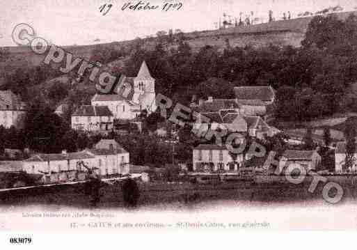 Ville de SAINTDENISCATUS, carte postale ancienne