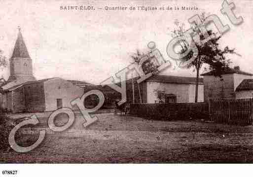 Ville de SAINTELOI, carte postale ancienne