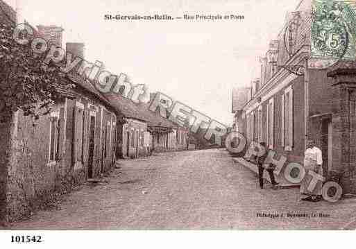 Ville de SAINTGERVAISENBELIN, carte postale ancienne