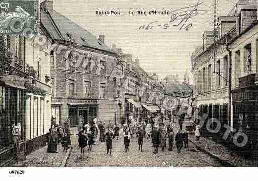 Ville de SAINTPOLSURTERNOISE, carte postale ancienne