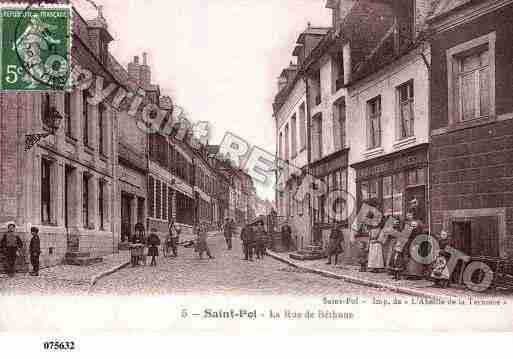 Ville de SAINTPOLSURTERNOISE, carte postale ancienne