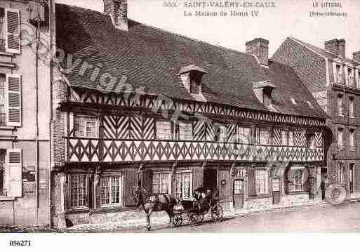 Ville de SAINTVALERYENCAUX, carte postale ancienne