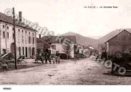 Ville de SALLE(LA), carte postale ancienne