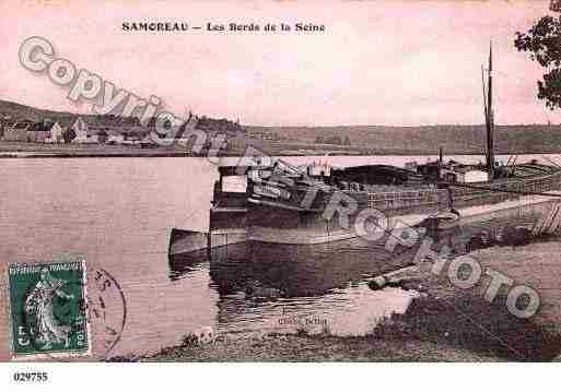 Ville de SAMOREAU, carte postale ancienne