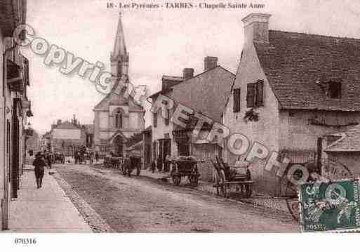 Ville de TARBES, carte postale ancienne