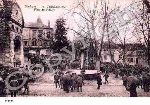 Ville de TERRASSONLAVILLEDIEU, carte postale ancienne