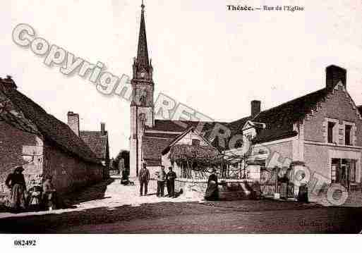 Ville de THESEE, carte postale ancienne