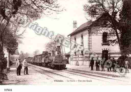 Ville de THESEE, carte postale ancienne