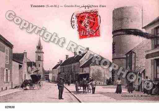 Ville de TOUSSON, carte postale ancienne Ville de TOUSSON, carte postale ancienne