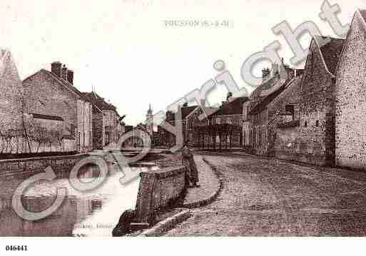 Ville de TOUSSON, carte postale ancienne Ville de TOUSSON, carte postale ancienne