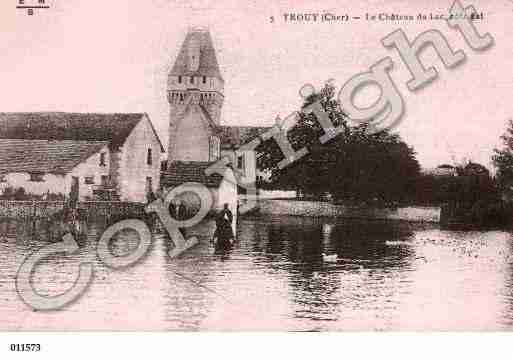 Ville de TROUY, carte postale ancienne