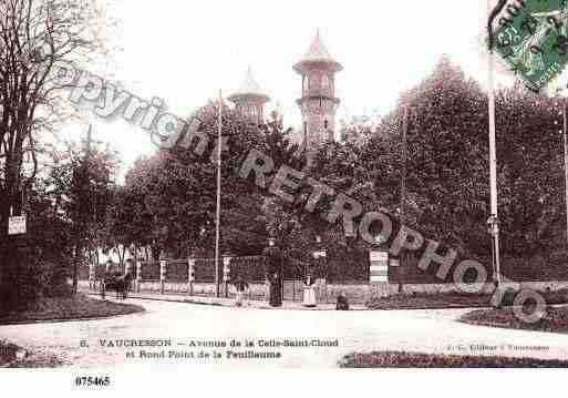 Ville de VAUCRESSON, carte postale ancienne