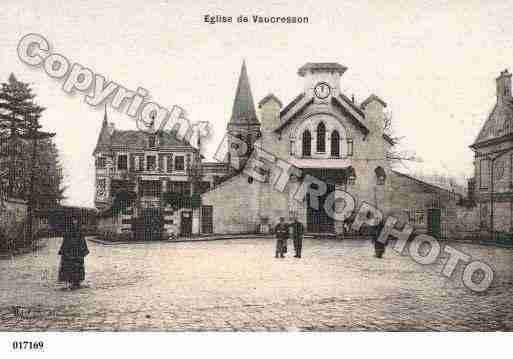 Ville de VAUCRESSON, carte postale ancienne