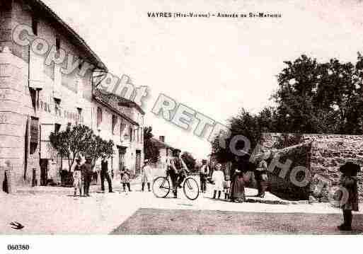 Ville de VAYRES, carte postale ancienne