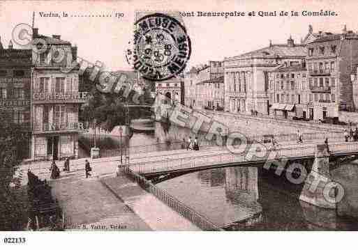 Ville de VERDUN, carte postale ancienne