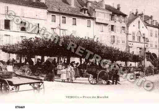 Ville de VESOUL, carte postale ancienne