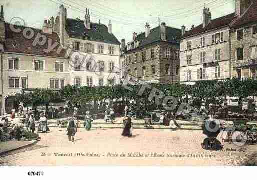 Ville de VESOUL, carte postale ancienne